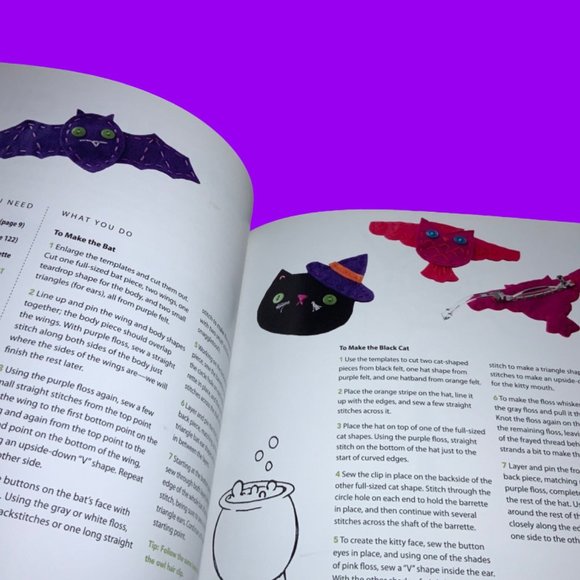 "Felt-o-ween" Craft Book-40 scary-cute projects to celebrate Halloween - Picture 9 of 14